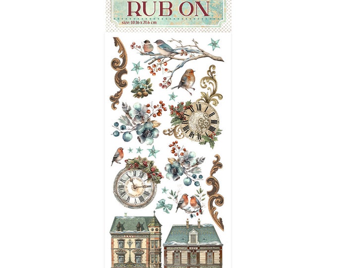 Stamperia - Rub-on for Scrapbooks, Albums, Card Making, and