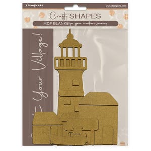 Stamperia - Crafty Shapes - Ciche Morze - Krajobraz Lagthouse