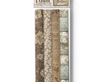 Stamperia - Old Lace - Fabric Sheets - 4 Pack