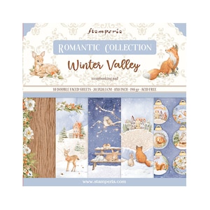 Stamperia Winter Valley 12X12 Paper Pad