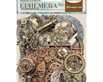 Stamperia - Ephemera - Songs of the Sea - Pipes and Mechanism