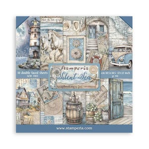 Stamperia - 12X12 Paper Pad - Silent Sea