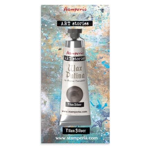 Stamperia - Wax Patina - 40ml - Titan Silver