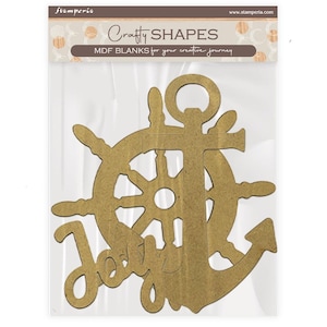 Stamperia - Crafty Shapes - Silent Sea - Kotwica i ster