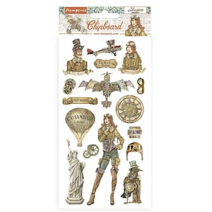 Stamperia Sir Vagabond Aviator Collection Adhesive Chipboard