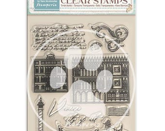 Stamperia - Venice City of Art  - Clear Acrylic Stamps - Elements