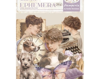 Stamperia - Junk Journal Stickers, Cut-Outs, and Backgrounds for Scrapbooks, Albums, Card Making, Bullet Journalling and More, Perfect for Hobbies, Crafts, and Gifting (Silent Sea