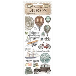 Stamperia Rub-on- Around The World - Ballons