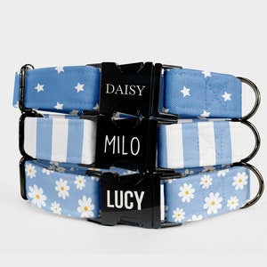 Personalized Dog Collar: Name Engraving Custom Pet ID, Soft Adjustable Fit, Water Repellent