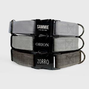 Engraved Dog Collar: Personalized Metal Buckle, Custom Puppy Gift