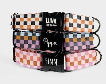 Personalized Laser Engraved Dog Collar: Water Repellent Durable Pet Collar