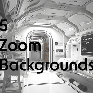 Zoom Background, Zoom Office Background, Zoom Background Home Office, Zoom Backgrounds, Space Station Zoom Backgrounds, set of 5