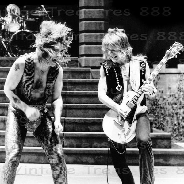 Ozzy Osbourne and Randy Rhodes in concert