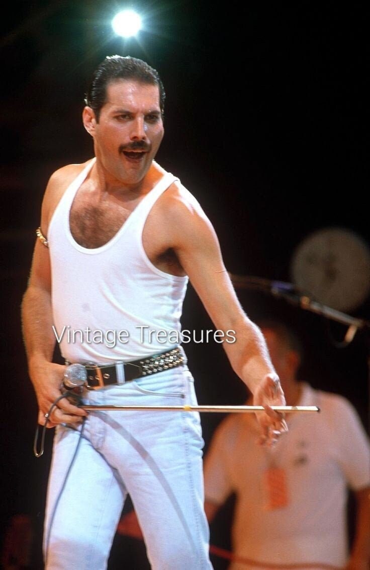 Freddie Mercury of Queen on Stage Etsy