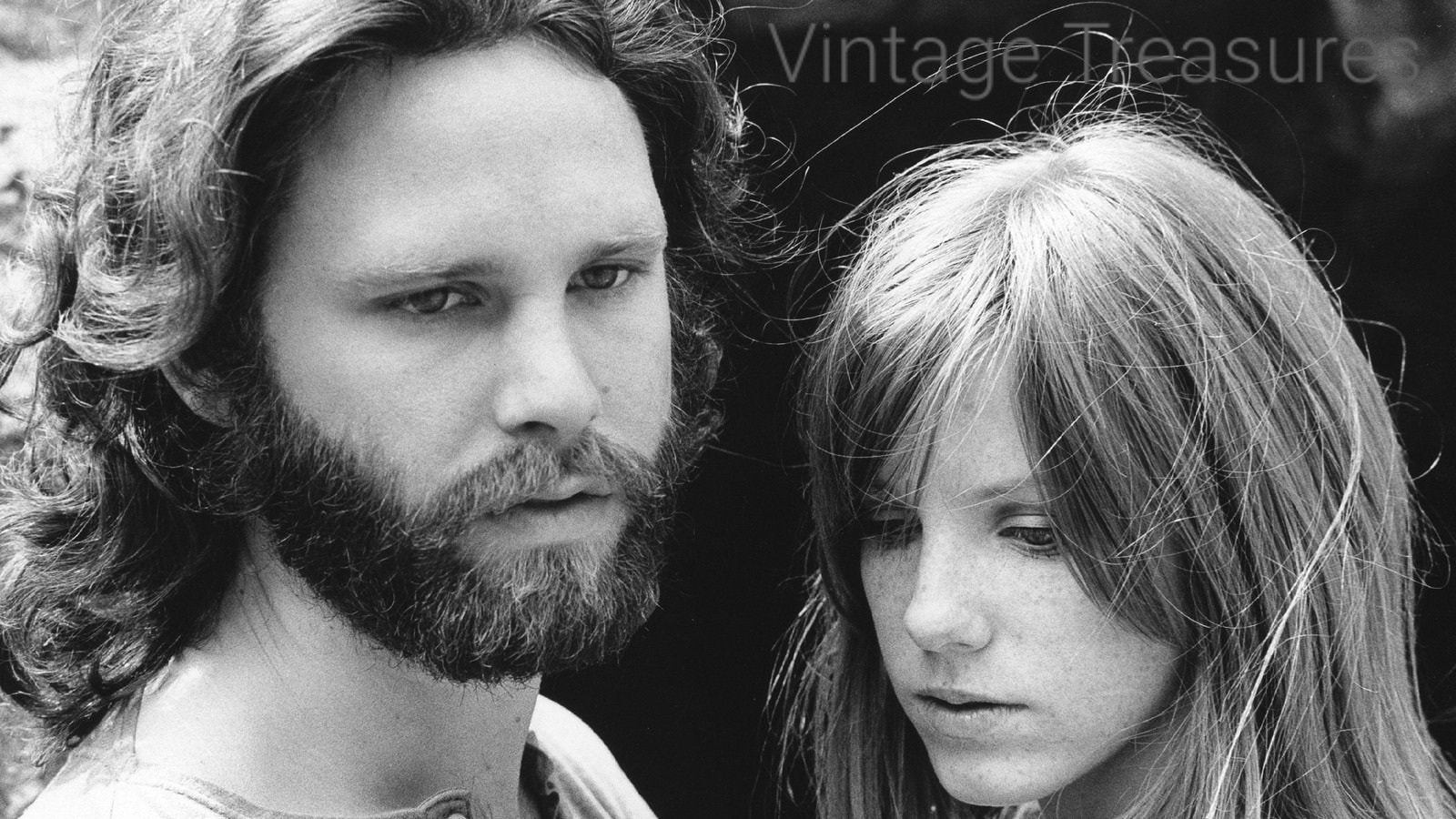 Jim Morrison and Pamela Courson Deep in Love - Etsy