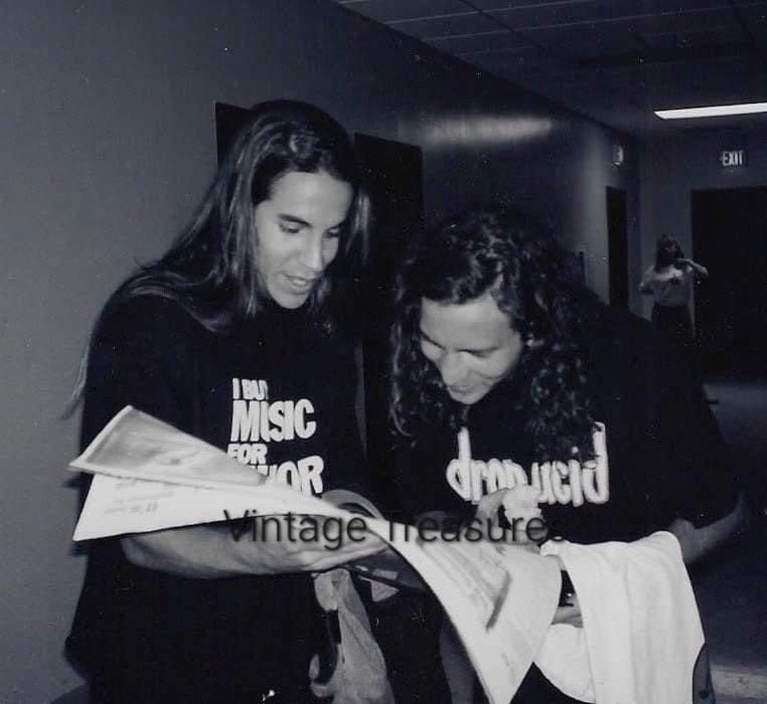 Anthony Kiedis and Eddie Vedder Map Out Their Careers Etsy