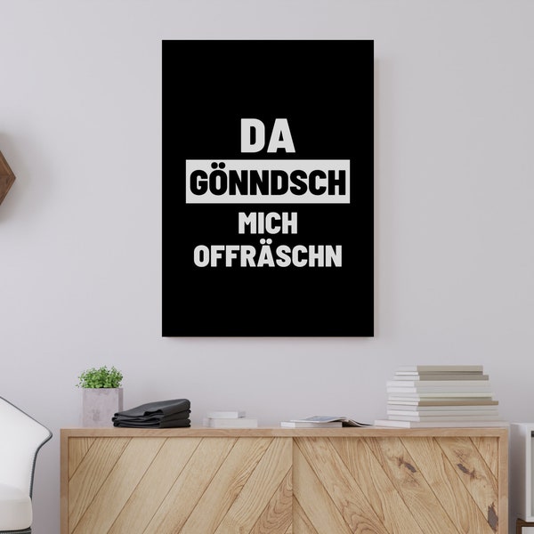 Poster lustig Sächsisch - Sachsen - Mundart - Spruch - Geschenk - Leipzig - Dresden - Chemnitz - Erzgebirge - Ostdeutschland