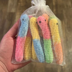 Sour Gummy Worm Plushies