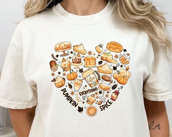 Pumpkin Spice Shirt Fall T-shirt Vintage Everything Pumpkin Spice Tee Gift for Fall Autumn Tshirt Coffee Lovers Gift Comfort Colors®