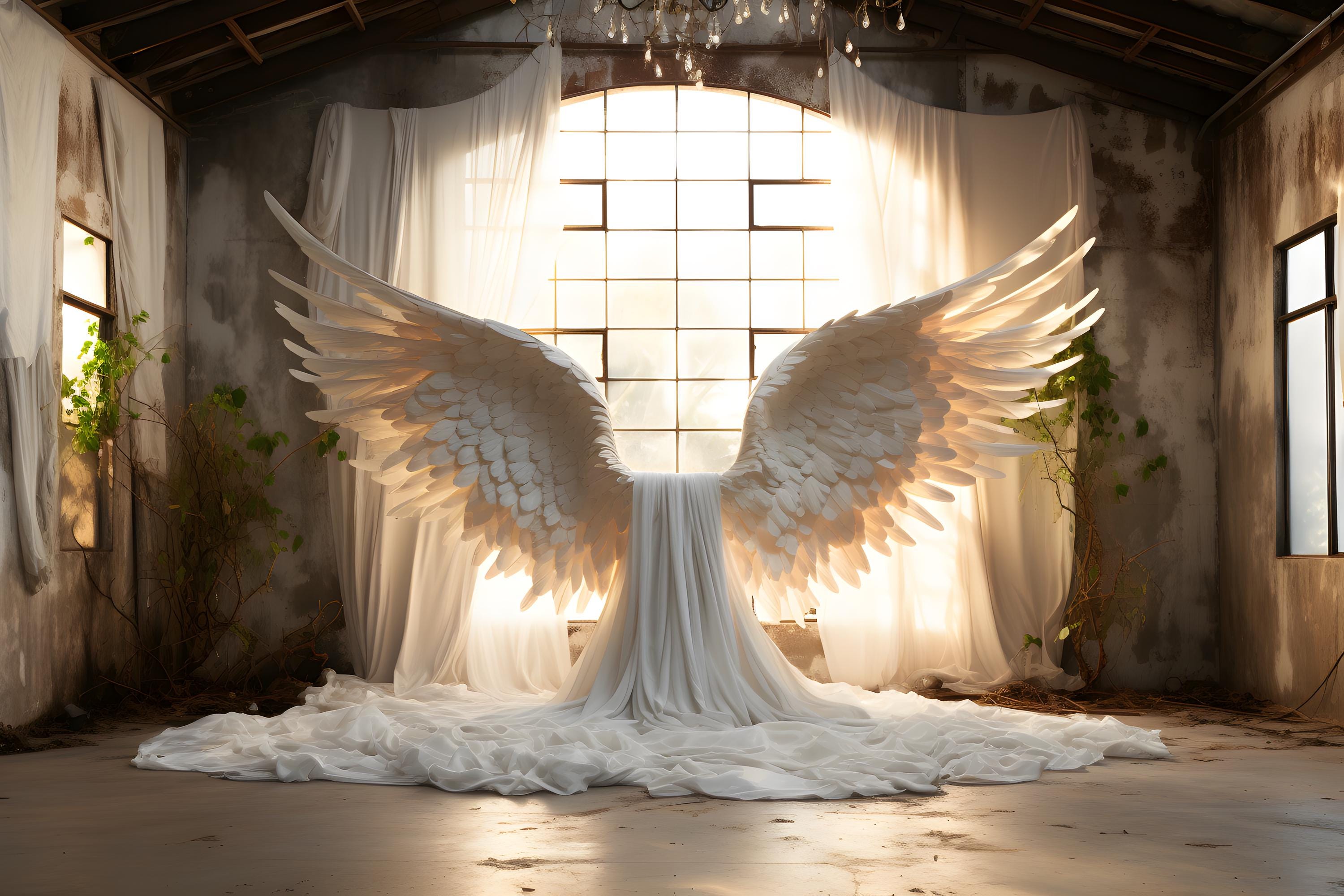 Angel Wings Overlay Bundle: Heavenly Photo Editing Set, Digital