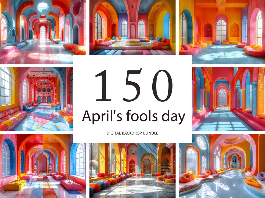 150 April Fool's Day Photography Backdrops: Fun Prank Overlays (digital ...