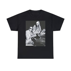 Steely Dan Donald Fagen Walter Becker Graphic Print Unisex Heavy Cotton T-Shirt