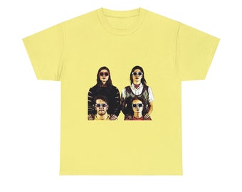 The Breeders Graphic Print Band Art Kim Deal Unisex Heavy Cotton T-Shirt