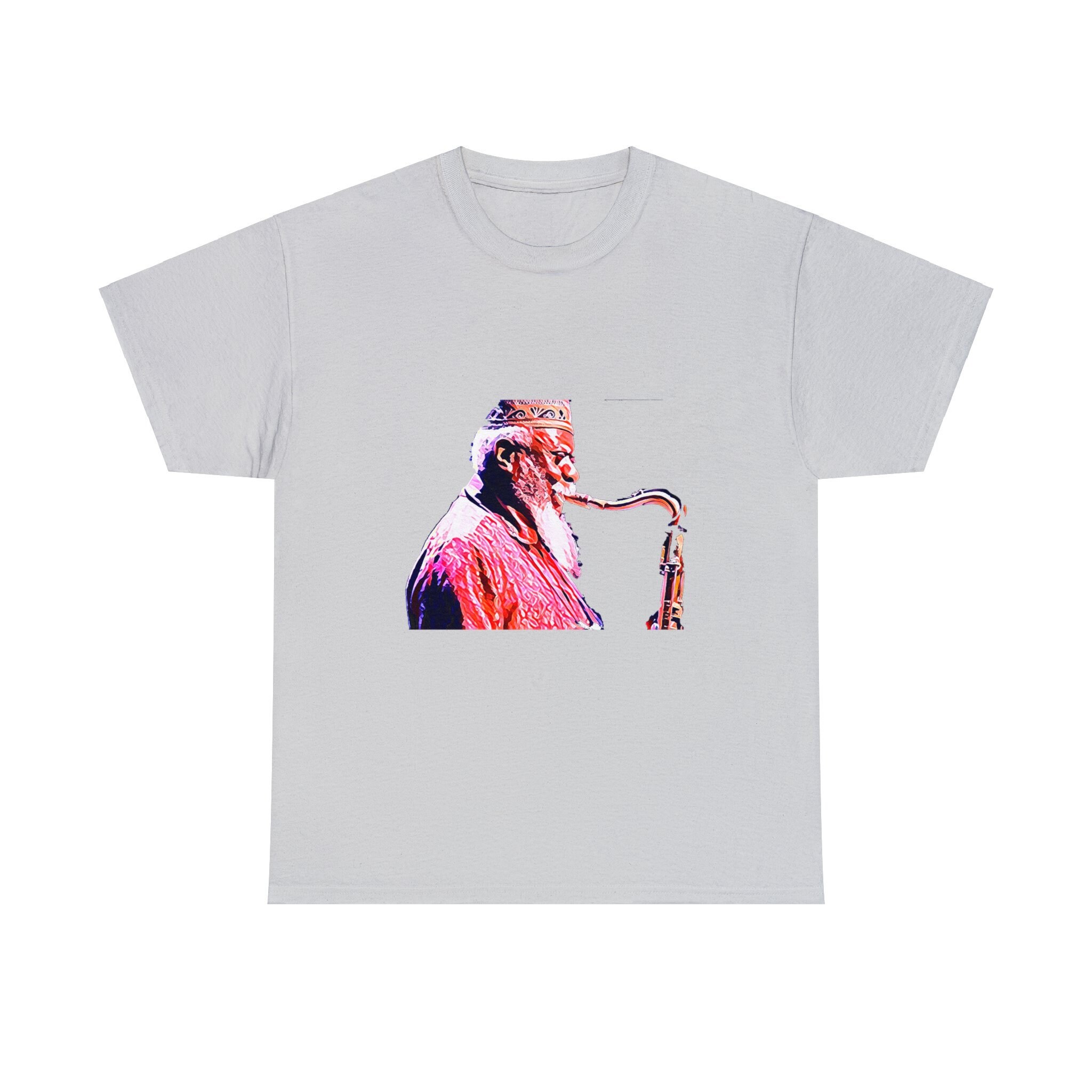 T-shirt Pharoah Sanders - Unisexe - Gildan - Coton - Imprimé Groupe Rock/Métal - Neuf Étiqueté
