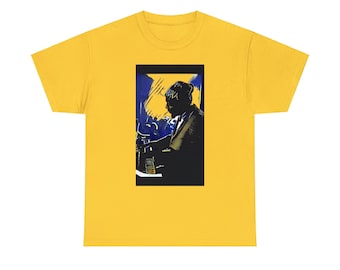 Thelonious Monk Jazz Art Graphic Print Unisex Heavy Cotton T-Shirt