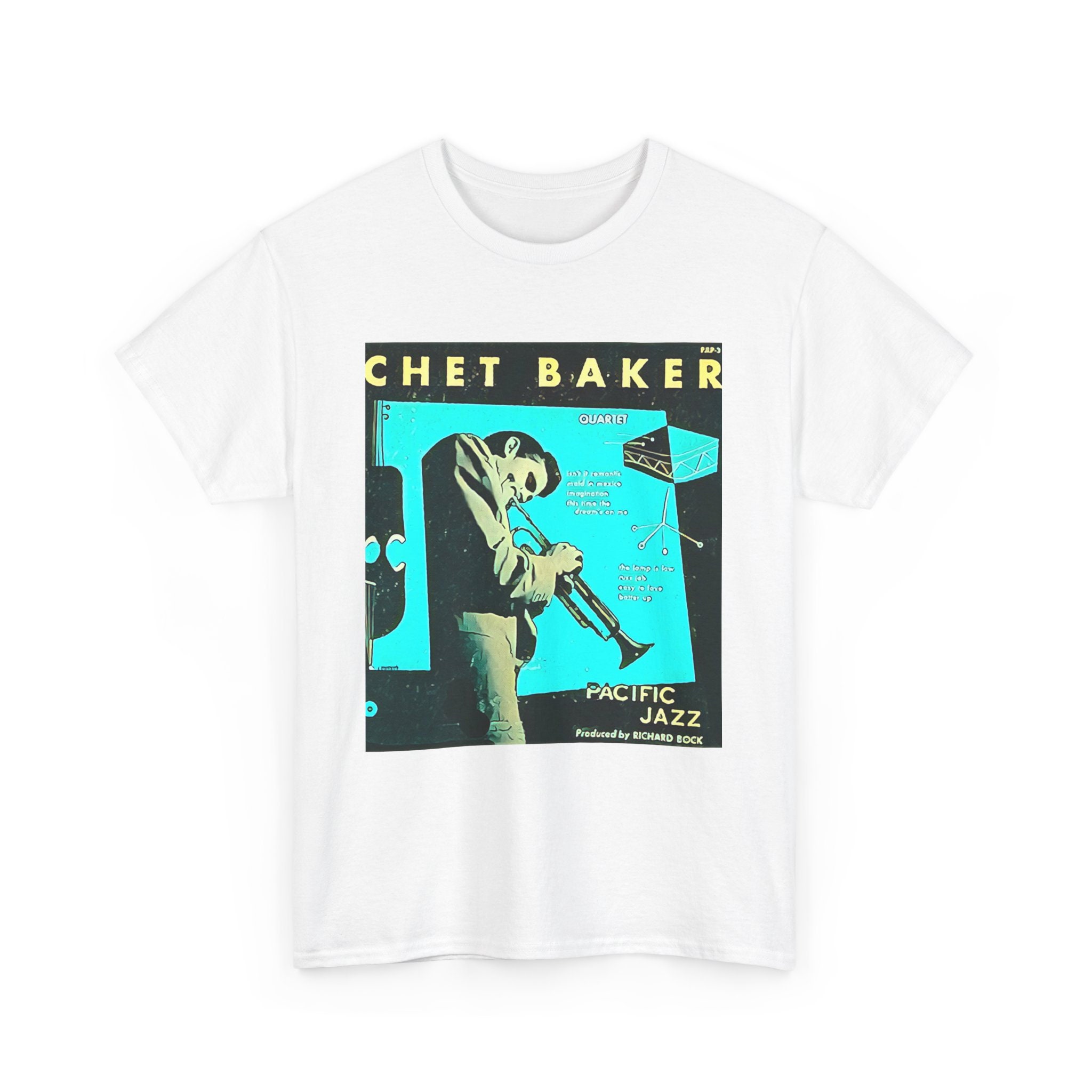 Chet Baker Pacific Jazz Album Art Short Sleeve Unisex Heavy Cotton