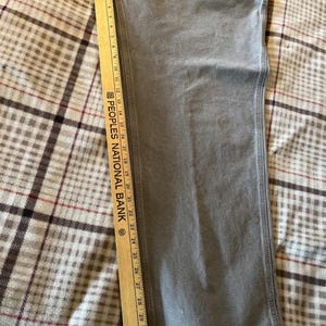 Carhartt Men’s Pants 42x32 Gray Dungaree Fit Duck Canvas Utility Work Pant image 4