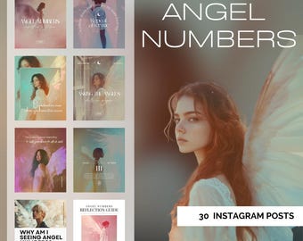 ANGEL NUMBERS Instagram Spiritual templates, Numerology  posts made for Mystics.