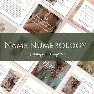 NUMEROLOGIE-gids Deze set gaat over naam, numerologie en bestemmingsnummer, getalbetekenissen, hoofdnummers, aanhalingstekens