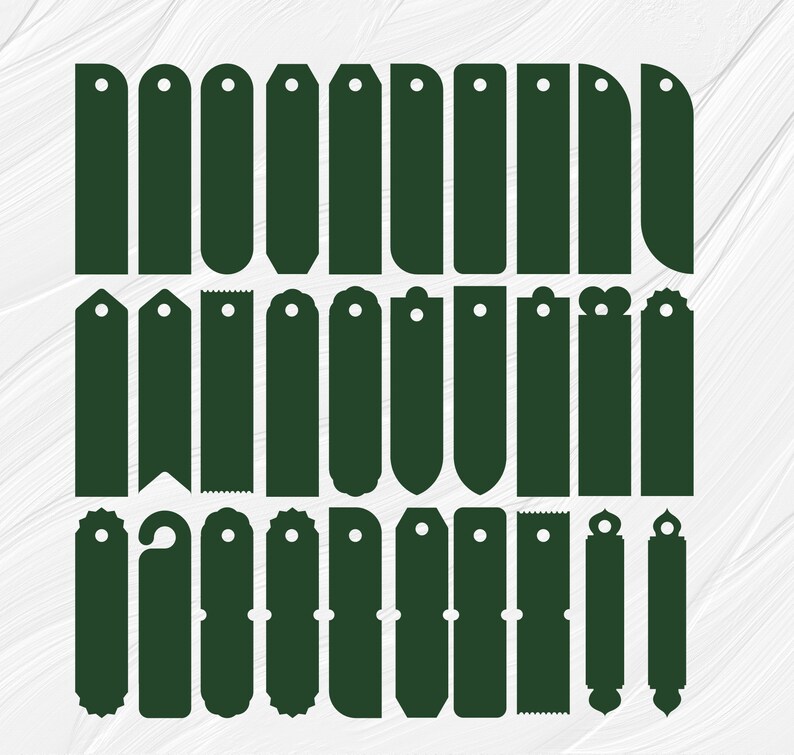 Bookmark Template Custom Bookmark Template SVG Magnetic Bookmark DXF Bookmark Template Custom Bookmark Template SVG Magnetic Bookmark DXF
