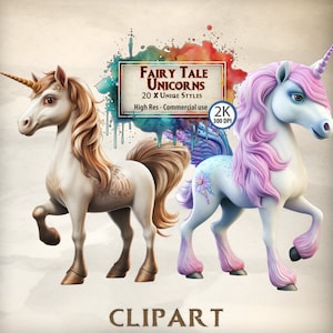 Einhorn Clipart Kindermärchen Einhörner Kinder Fantasy Pferd Grafiken Fabelwesen Cartoon Stil Pony Illustrationen PNG Downloads