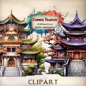 Clipart del tempio cinese Grafica dell'edificio in stile giapponese Architettura del castello asiatico Orientale Storico Montagna Tempio Clipart PNG commerciale