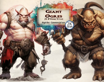 Ogre Clipart Giant Fantasy Kingdom RPG magical Warrior Beast Troll Monster Novel Writing Jotunn Folklore Cave Beast PNG Transparent