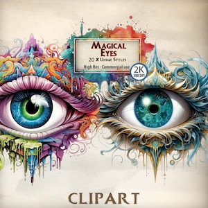 Occhi magici Clipart Occhio che tutto vede Illustrazioni del terzo occhio Occhi malvagi Grafica Occhio mistico Occhio pineale di Horus Clipart PNG Trasparente