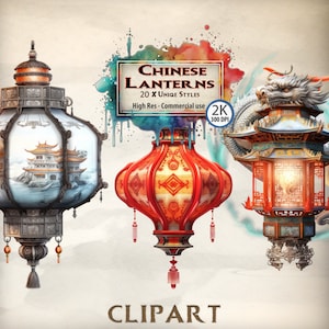 Lanterne chinoise Clipart rouge festif suspendu lumière design oriental parade célébration oriental thème décoratif illustrations asiatiques