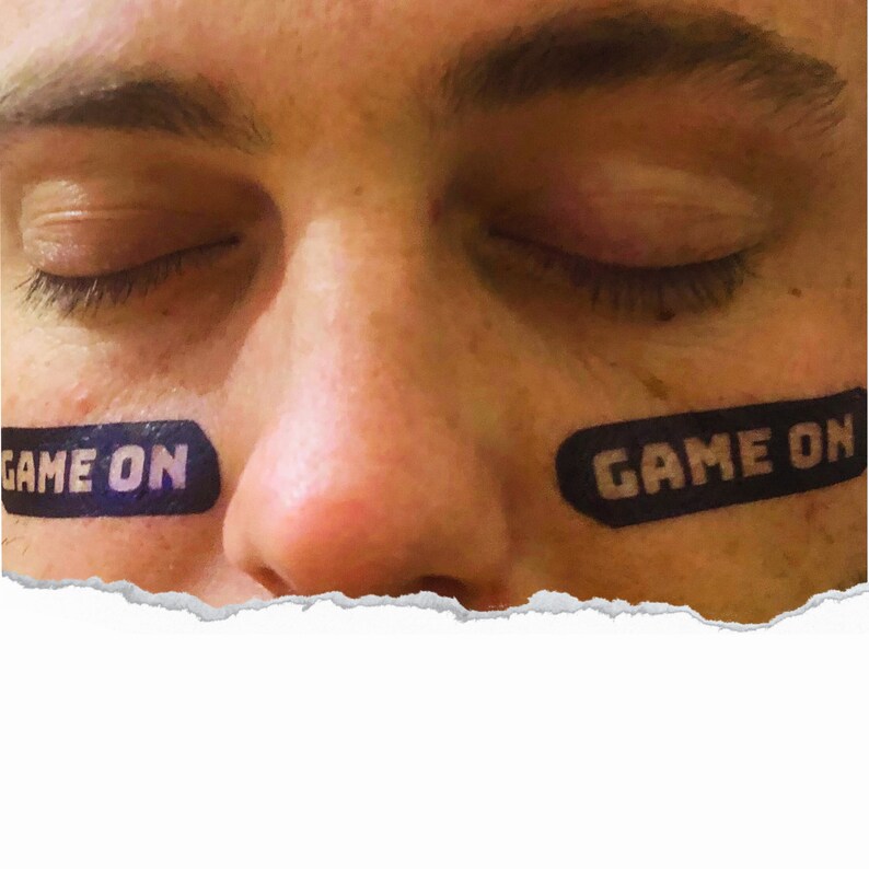 Temporary Tattoos for Tailgating, College Football, Cheer Eye Tattoos, Game Tattoos, Tailgate