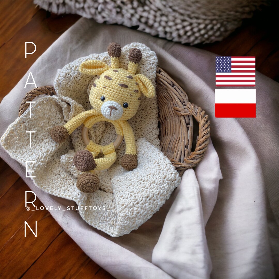 Crochet Pattern Giraffe Rattle Giraffe Baby Rattle Crochet Etsy