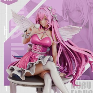 Cruel Angel - 1:7 - 240mm High Quality 12K 3D Printed Figurine - Unpainted Display Figurine - Garage-Kit - Fan Art | Kuru Figure