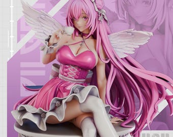 Cruel Angel - 1/7 Scale - 240mm 3D Printed Unpainted Garage Kit | Kuru Figure