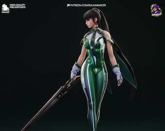 Planetary Defender - High Quality 12K 3D Printed Figurine - Unpainted Display Figurine - Garage Kit - Fan Art | Bulkamancer Sculpts