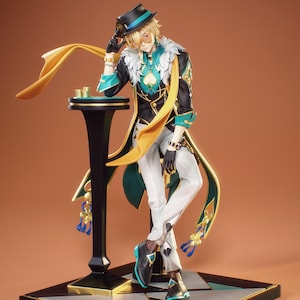 Reserved Gambler - 1/7 - 300mm High Quality 12K 3D Printed Figurine - Unpainted Display Figurine - Fan Art - Video Game | Kuru Figure