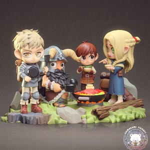 Delicious Feast - 88mm High Quality 12K 3D Printed Figurine - Display Figurine - Garage-Kit - Video Game | KumakamiFigures