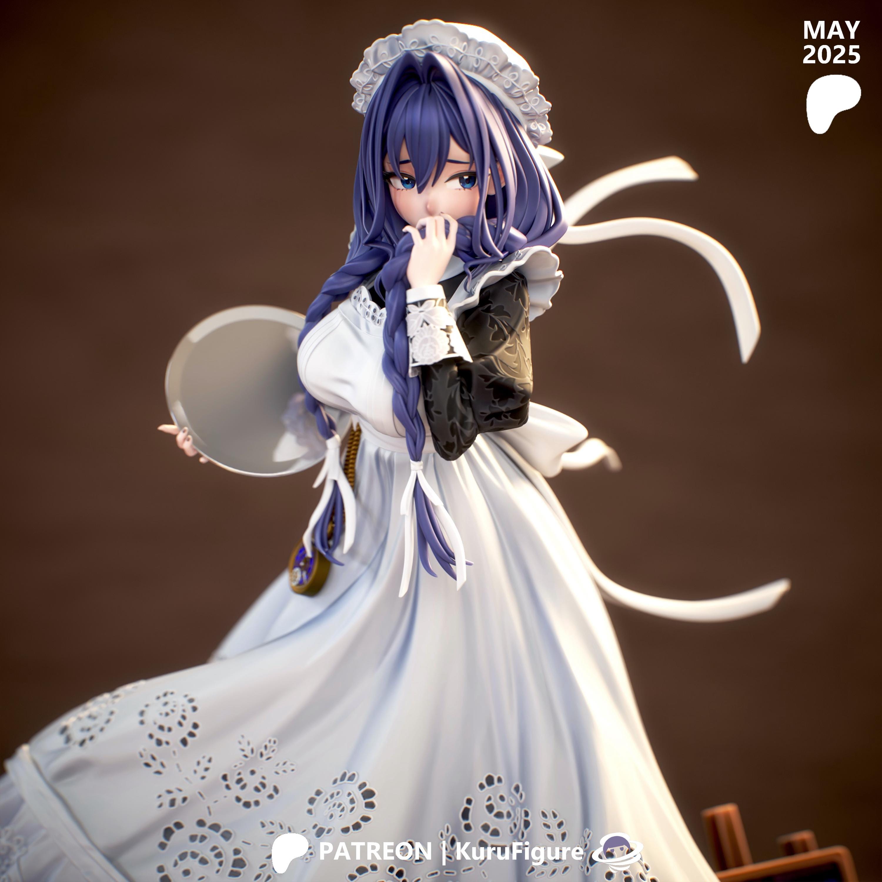 Confident Maid - 1:7 - 270mm High Quality 12K 3D Printed Figurine