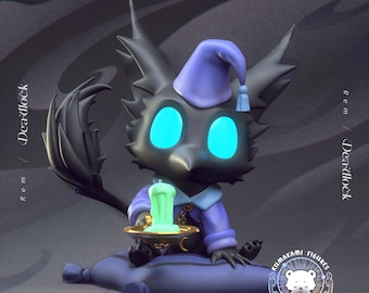 Litte Dreamer Chibi - 80mm - 3D printed Unpainted Garage Kit | KumakamiFigures