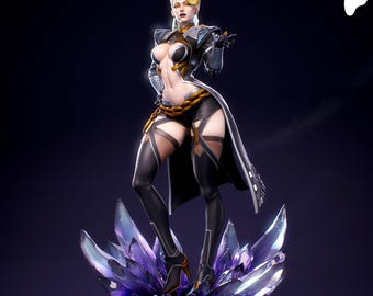The Dark Queen - 1/7 - 310mm High Quality 12K 3D Printed Figurine - Unpainted Display Figurine - Fan Art - Video Game | Kuru Figure