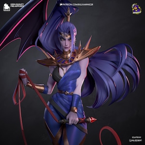 Frusta delle Furie - 1/8 - 345 mm - Figurina stampata in 3D di alta qualità 12K - Figurina da esposizione non verniciata - Kit da garage | Bulkamancer Sculpts